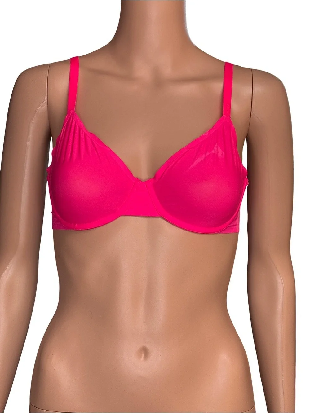 Aerie Hot Pink Underwire Bra - Full Coverage & Stretchy Fabric 34D NWT